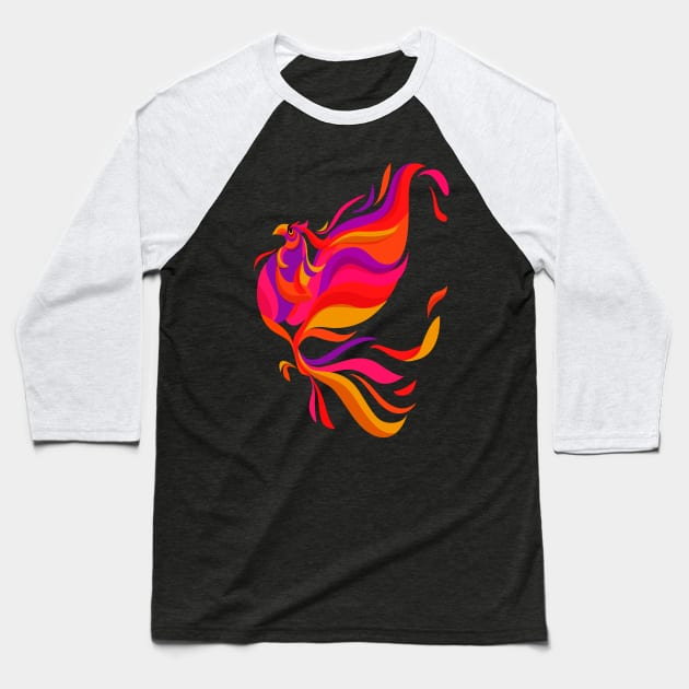 Phoenix Concept Baseball T-Shirt by Mako Design 